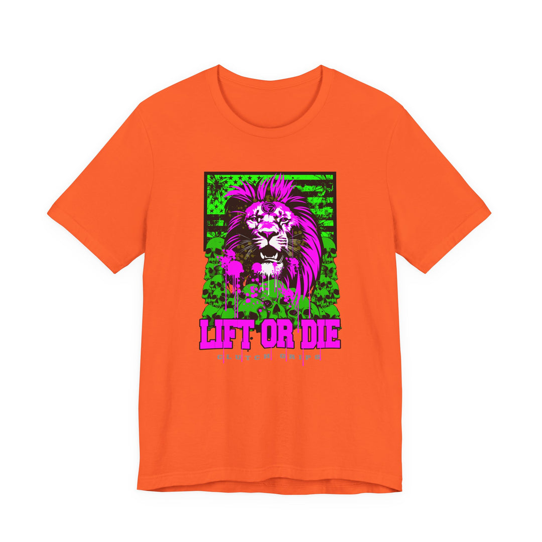 LION HEART PURPLEGREEN/LIFT OR DIE