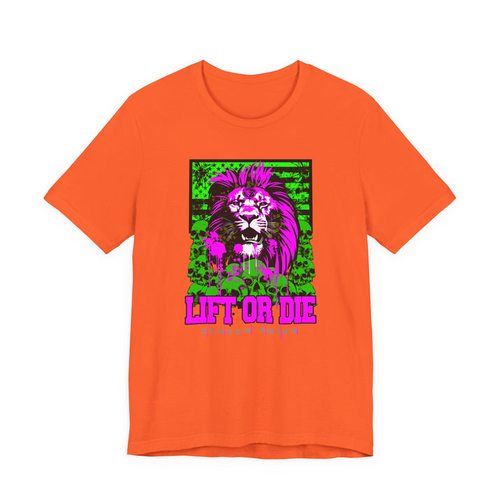 LION HEART PURPLEGREEN/LIFT OR DIE