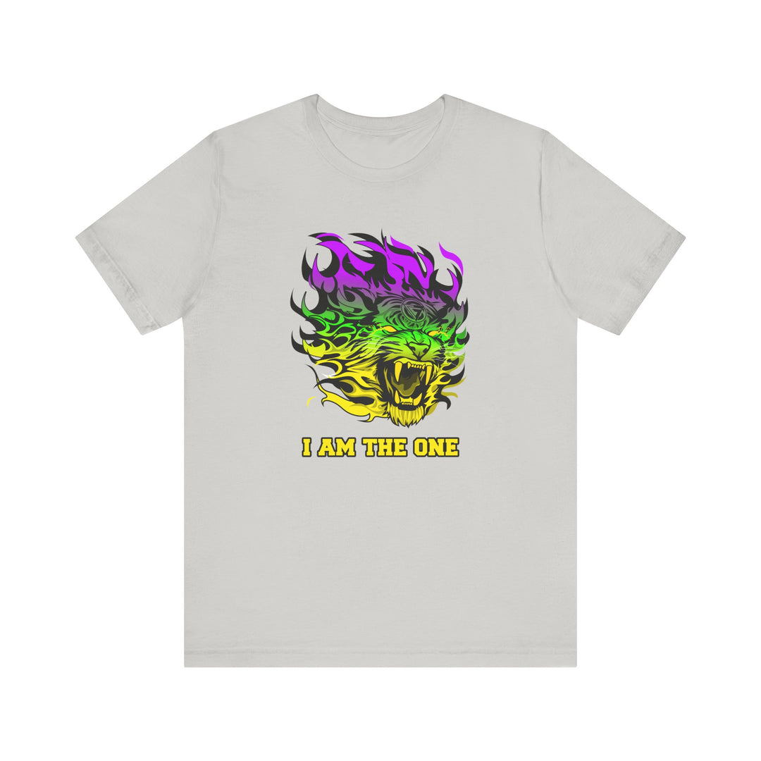 TIGER FLAME YELLOW GREEN PURPLE FADE/I AM THE ONE