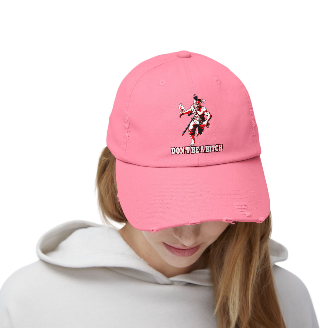 MAC BRAVE RED WHITE /DONT BE  BITCH CAP
