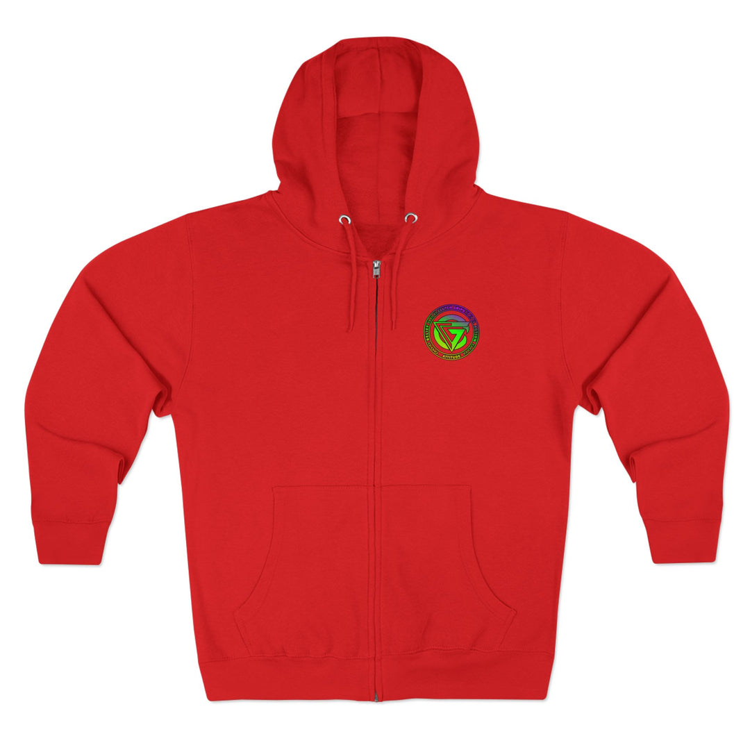 CG GRIP MASTER MAC YELLOW GREEN PURPLE /LIFT OR DIE ZIP UP