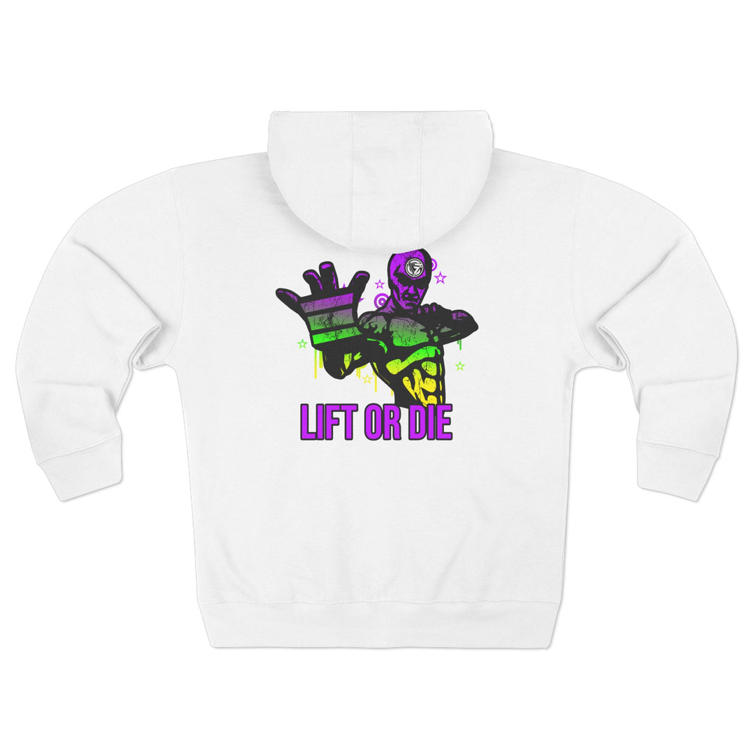 CG GRIP MASTER MAC YELLOW GREEN PURPLE /LIFT OR DIE ZIP UP