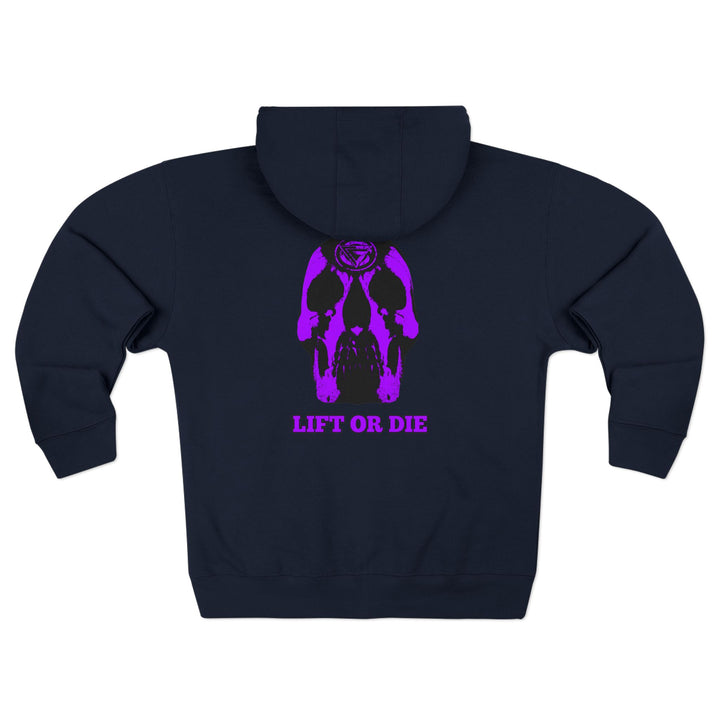 CG SKULL PURPLE/LIFT OR DIE ZIP UP