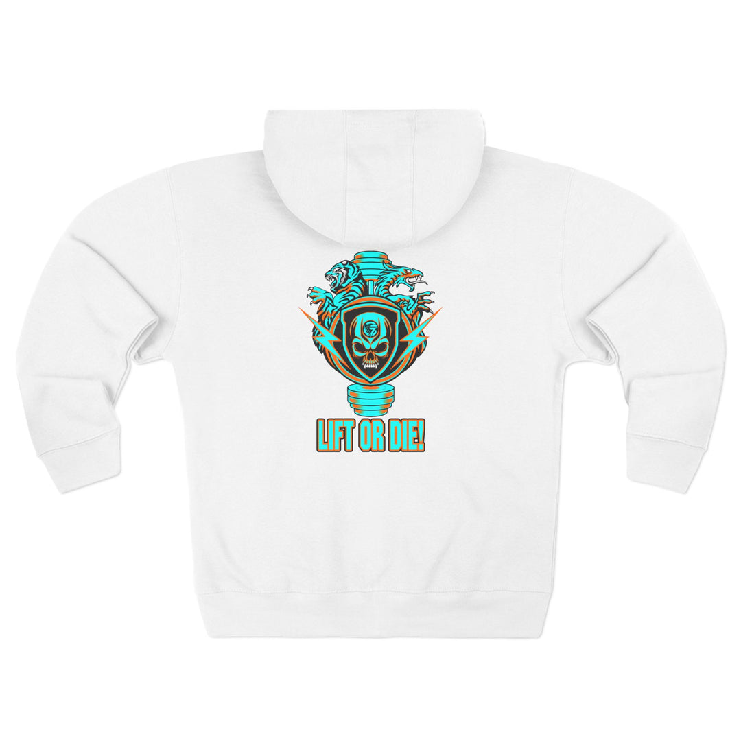 CG SGL SKULL BELL MIAMI STYLE/LIFT OR DIE ZIP UP