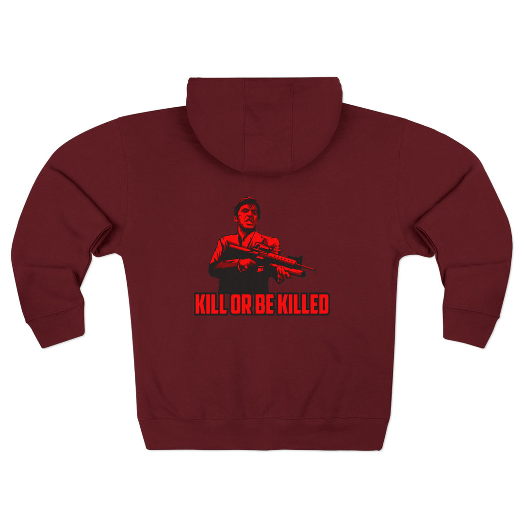 CG FINAL BOSS RED/KILL OR BE KILLED ZIP UP