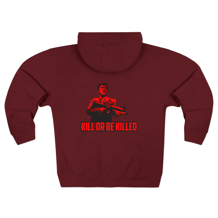 CG FINAL BOSS RED/KILL OR BE KILLED ZIP UP