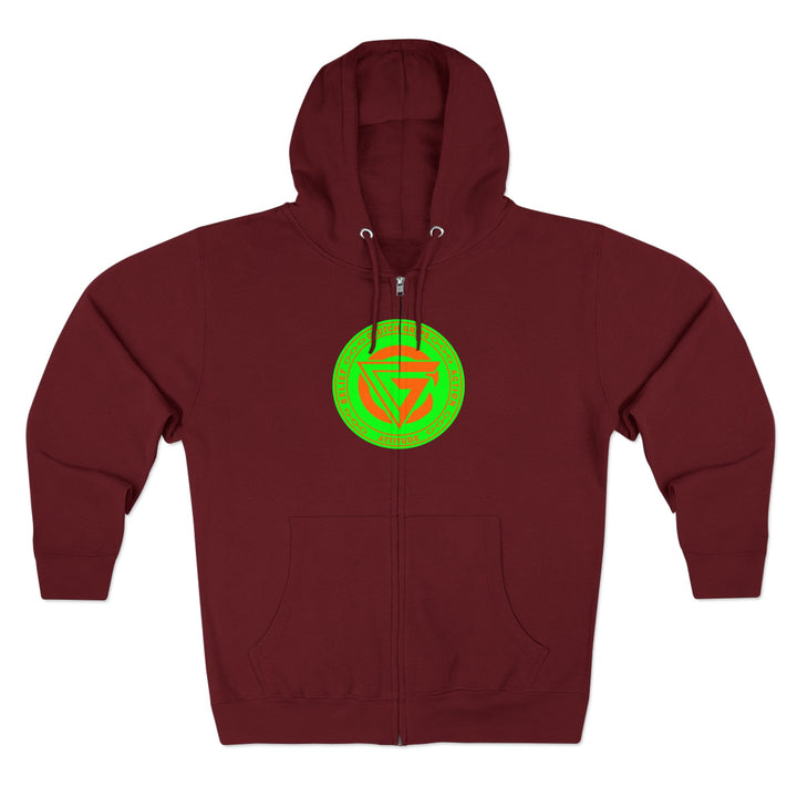 CG TIGER VS TIGER GREEN ORANGE /READY FOR WAR ZIP UP