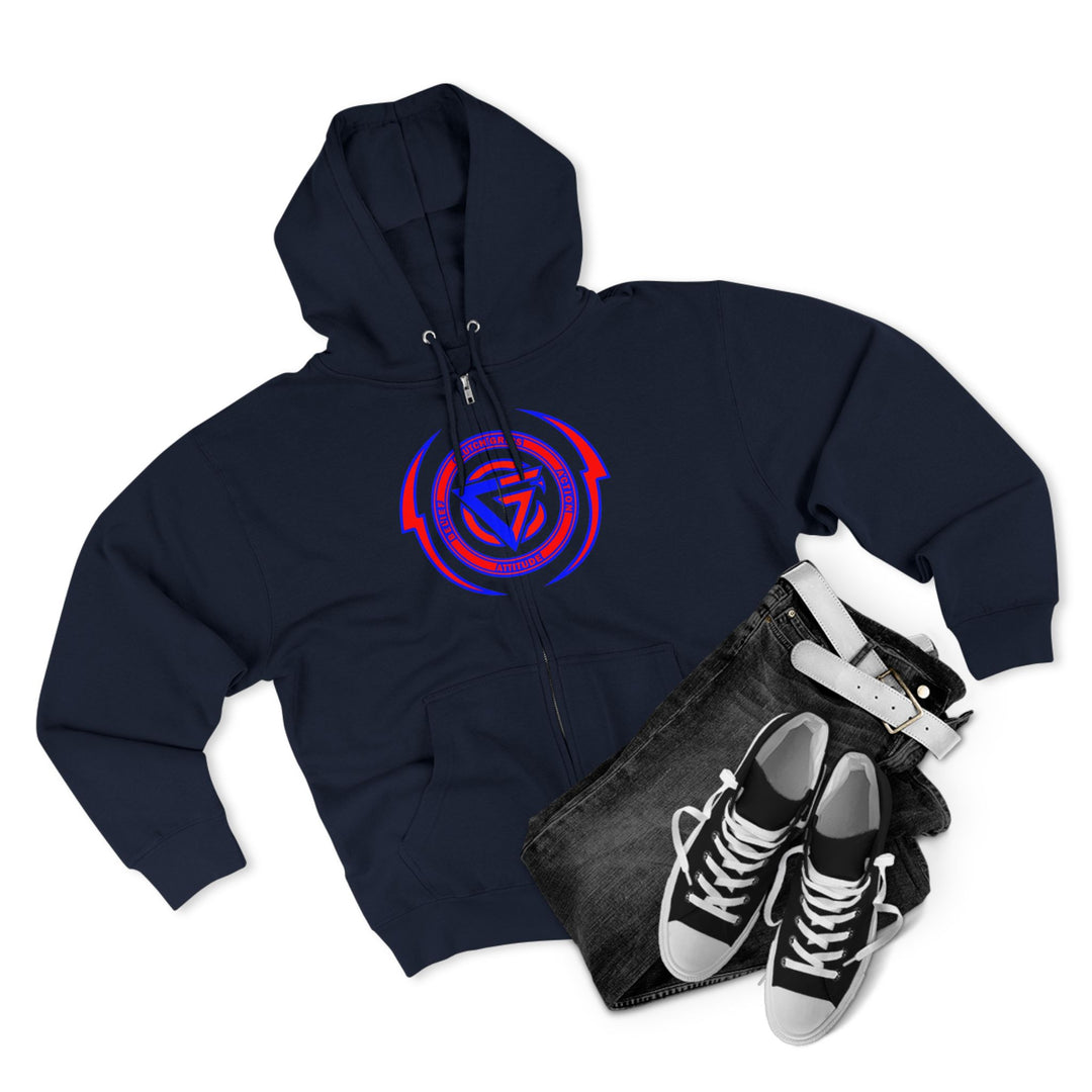 CG LIFT KICK RED BLUE/STAY SAVAGE ZIP UP