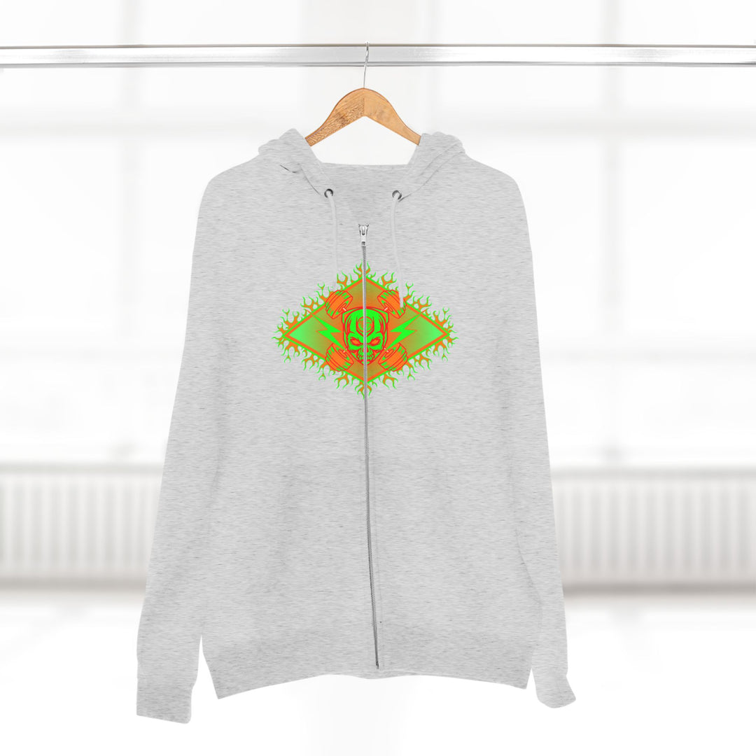 CG LIFT KICK ORANGE GREEN/LIFT HARDER ZIP UP