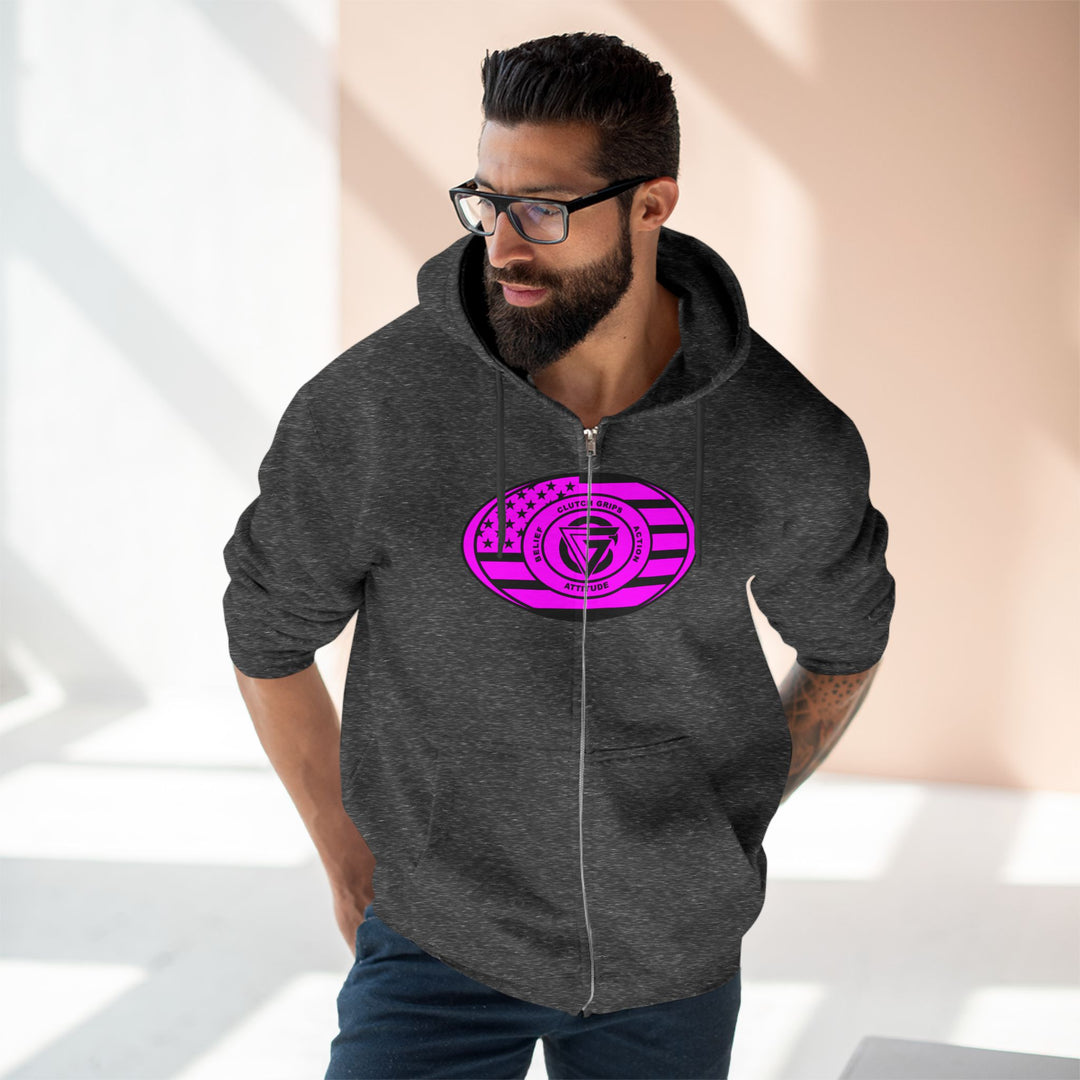 MAC WICK LIFT CG FLAG BURPLE/LIFT OR DIE ZIP UP