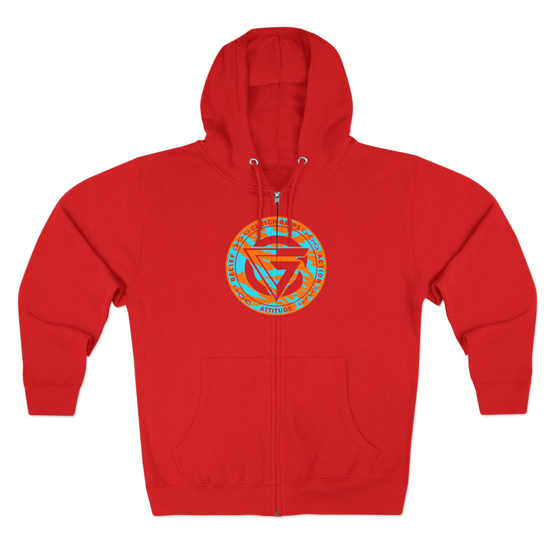 LIONHEART MIAMI COLORS /LIFT OR DIE ZIP UP