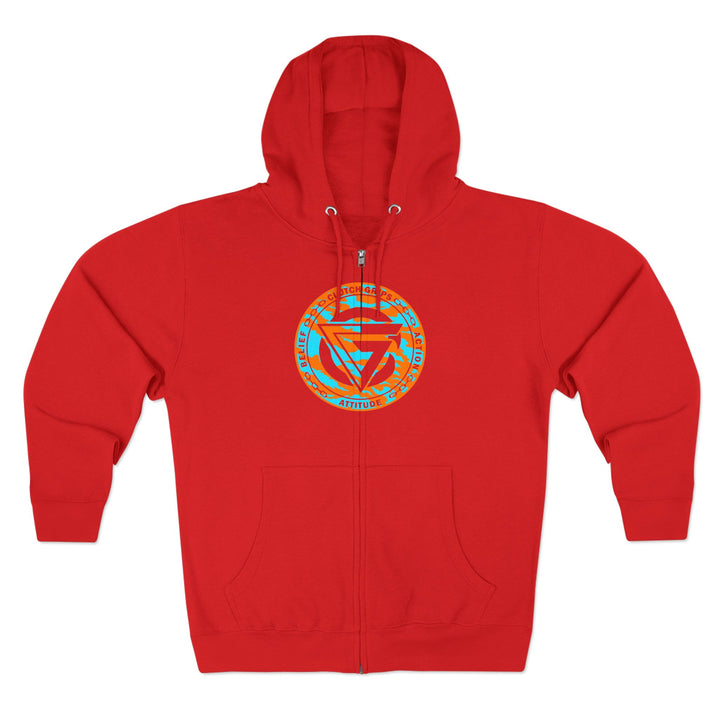 LIONHEART MIAMI COLORS /LIFT OR DIE ZIP UP