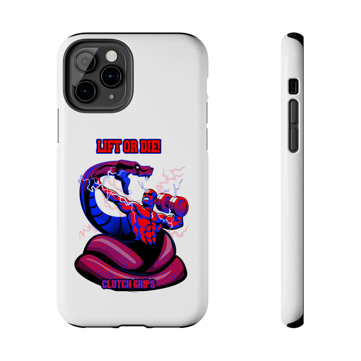 MAC VS SNAKE PHONE CASE RED BLUE /LIFT OR DIE