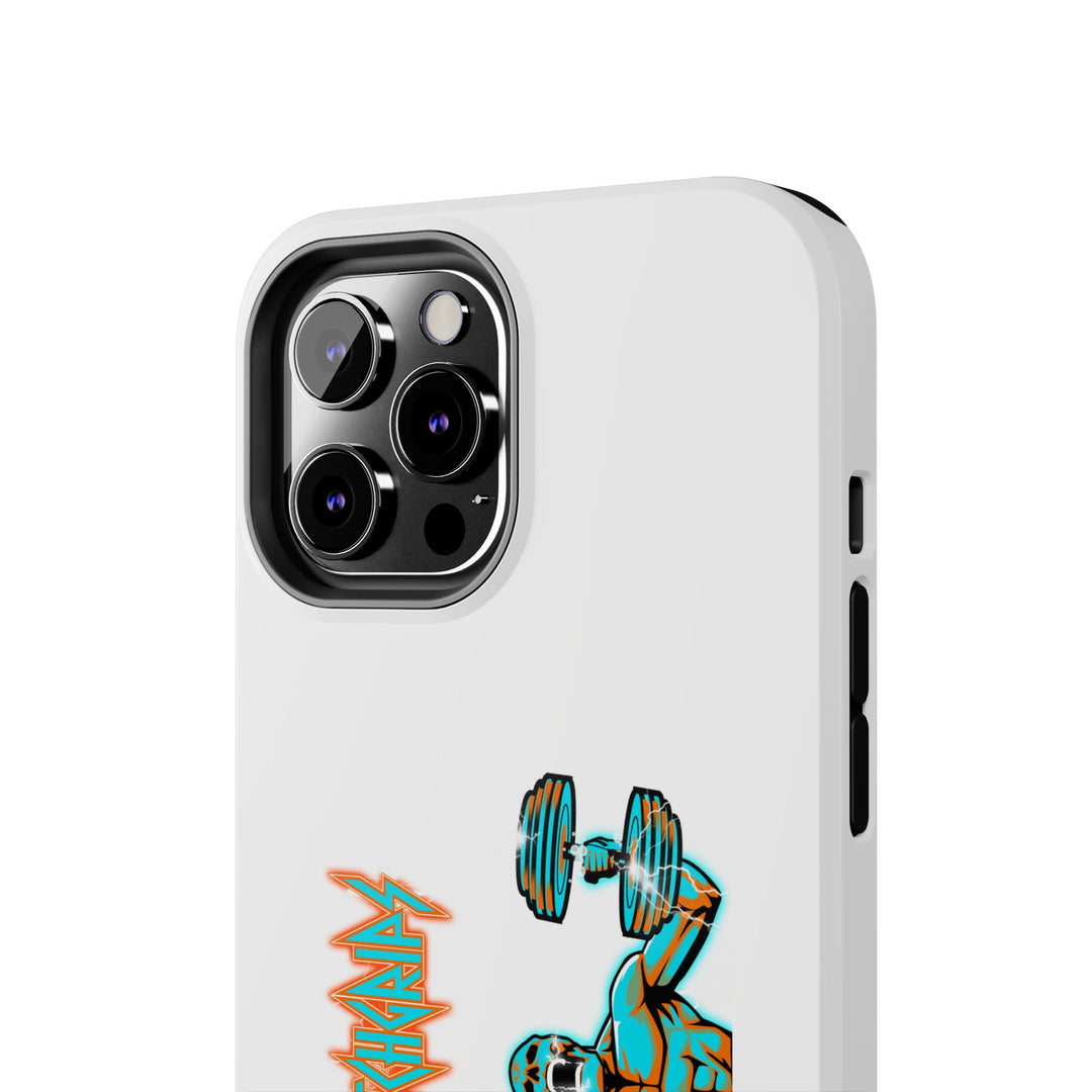 RIDE THE LIGHTNING MIAMI COLORS AQUA ORANGE PHONE CASE/CLUTCHGRIPS