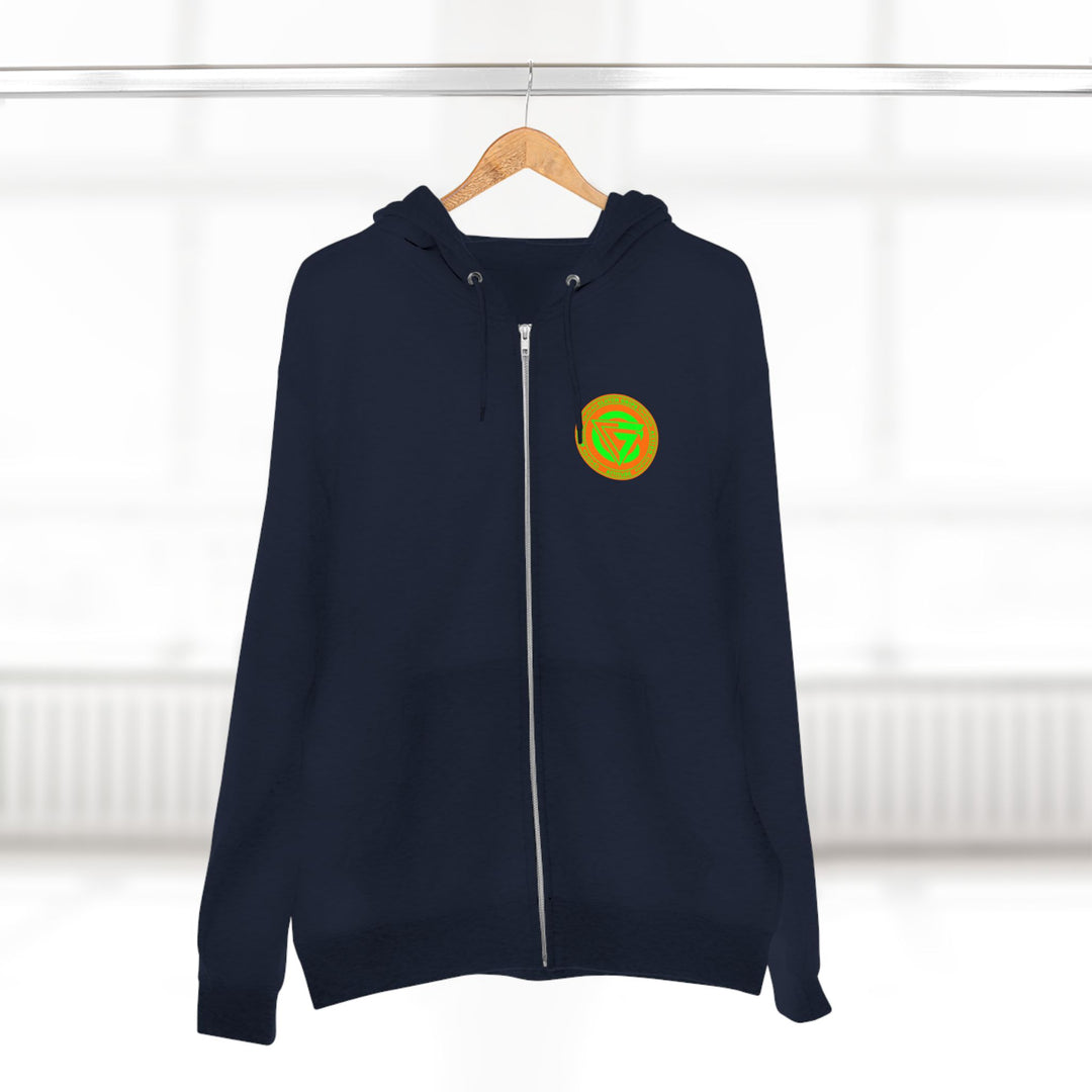 CG DRAGON BELL LIGHTNING ORANGE GREEN/BELEIF ATTITUDE ACTION ZIP UP