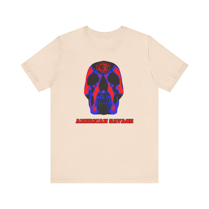 SKULLATOR RED BLUE /AMERICAN SAVAGE