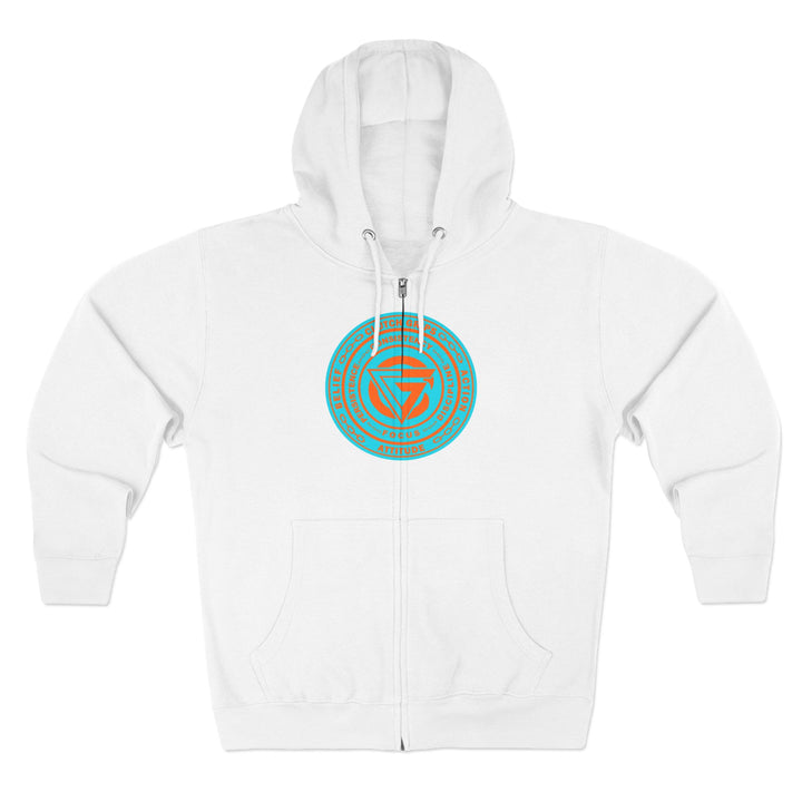 CG BIG MAC CHIEF AQUA ORANGE/CONQUER ZIP UP