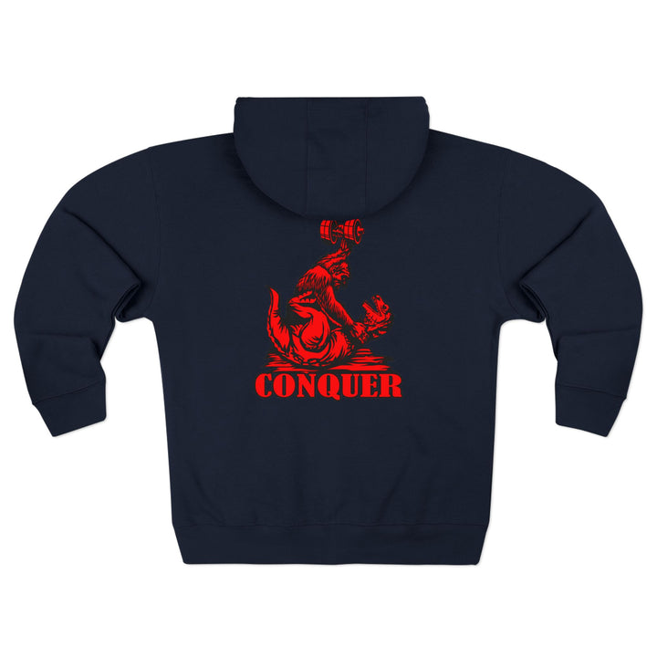 CG APE VS ZILLA RED /CONQUER ZIP UP