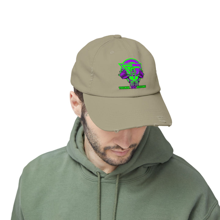 CG MONK MASTER PURPLE GREEN/THINK DO BECOME CAP