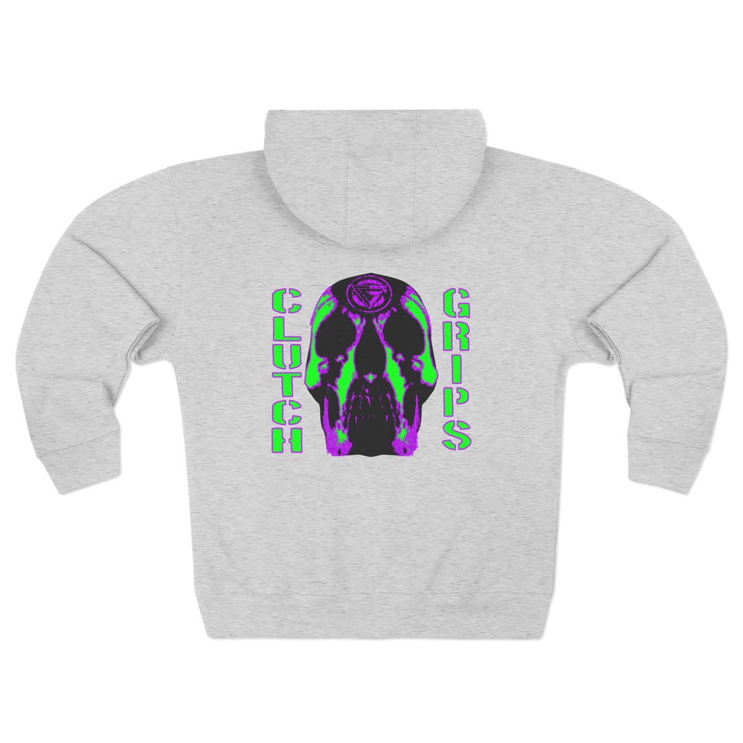 CG SKULLATOR PURPLE GREEN /CLUTCH GRIPS ZIP UP