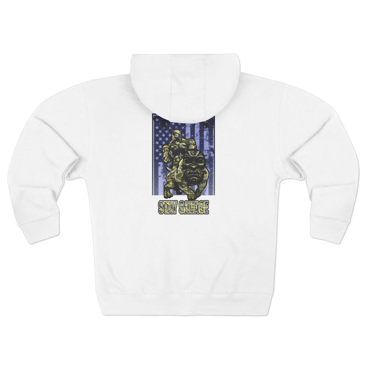 CG ANGRY DOG YELLOW CAMO /STAY SAVAGE ZIP UP