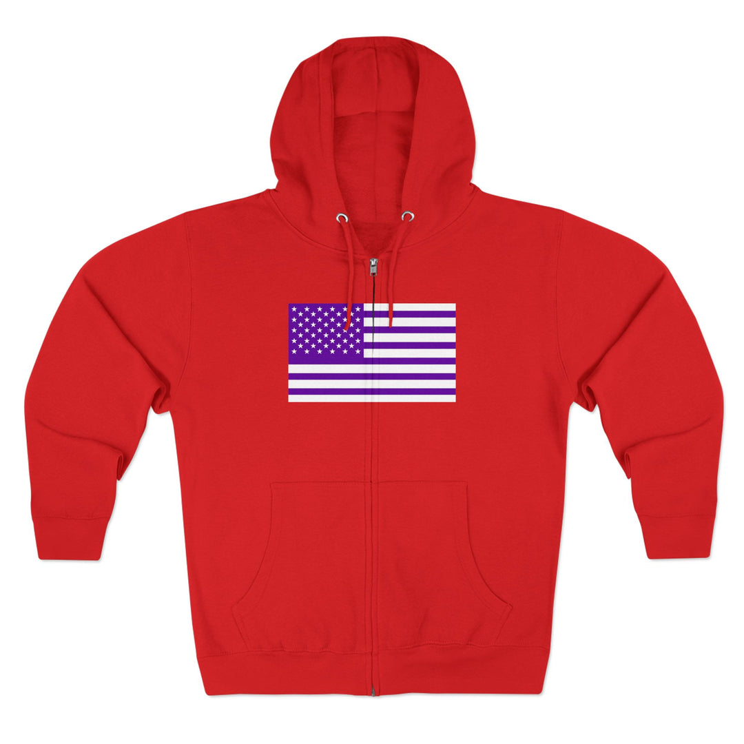 CG EZ RIDER PRUPLE WHITE /STAY SAVAGE ZIP UP