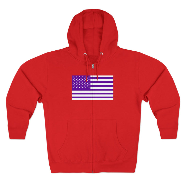 CG EZ RIDER PRUPLE WHITE /STAY SAVAGE ZIP UP