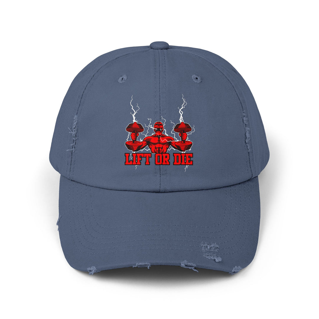 RIDE THE LIGHNING RED /LIFT OR DIE/CAP