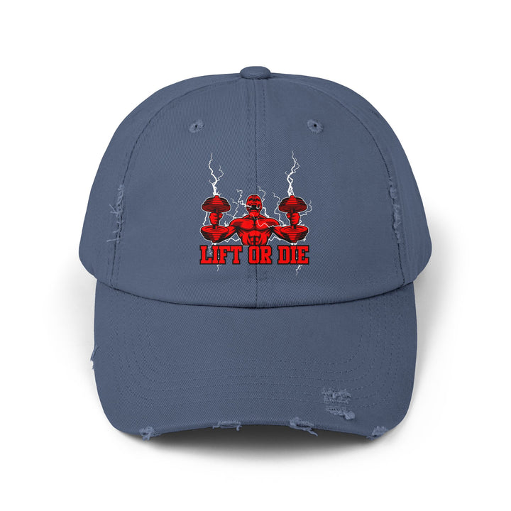 RIDE THE LIGHNING RED /LIFT OR DIE/CAP