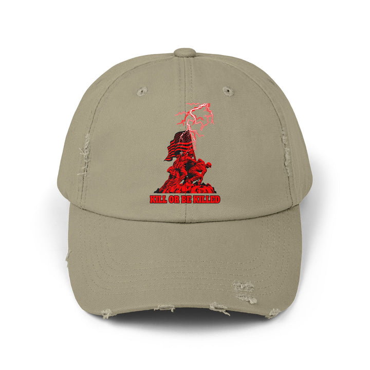 AMERICAN FREEDOM WARRIOR RED/KILL OR BE KILLED CAP