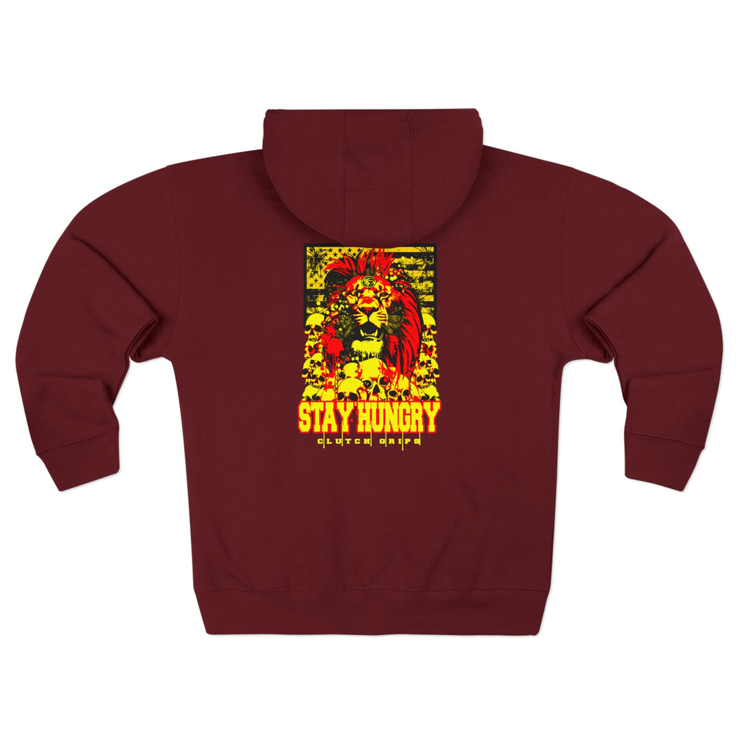 CG LION HEART RED YELLOW /STAY HUNGRY ZIP UP