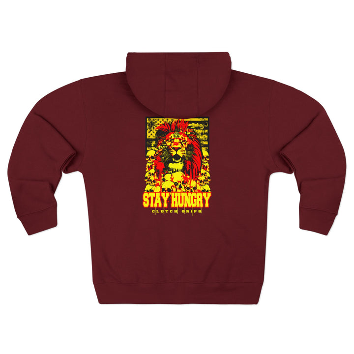 CG LION HEART RED YELLOW /STAY HUNGRY ZIP UP