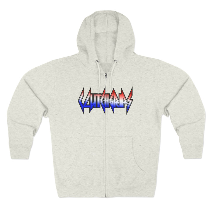 CG A AMERICAN WARRIORS RED WHITE BLUE FADE /BRINGING IT BACK ZIP UP