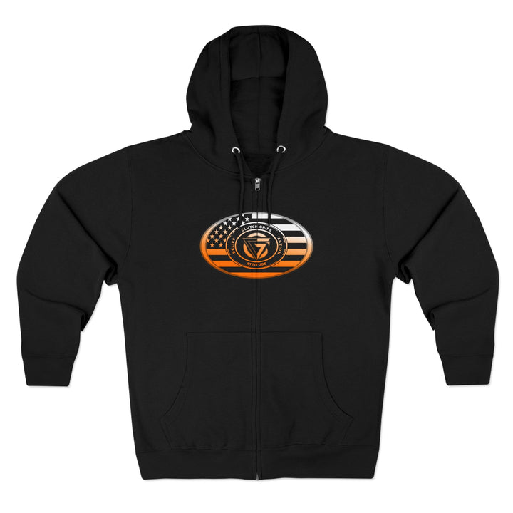 SAMURAI MAC ORANGE WHITE/AMERICAN SAVAGE ZIP UP