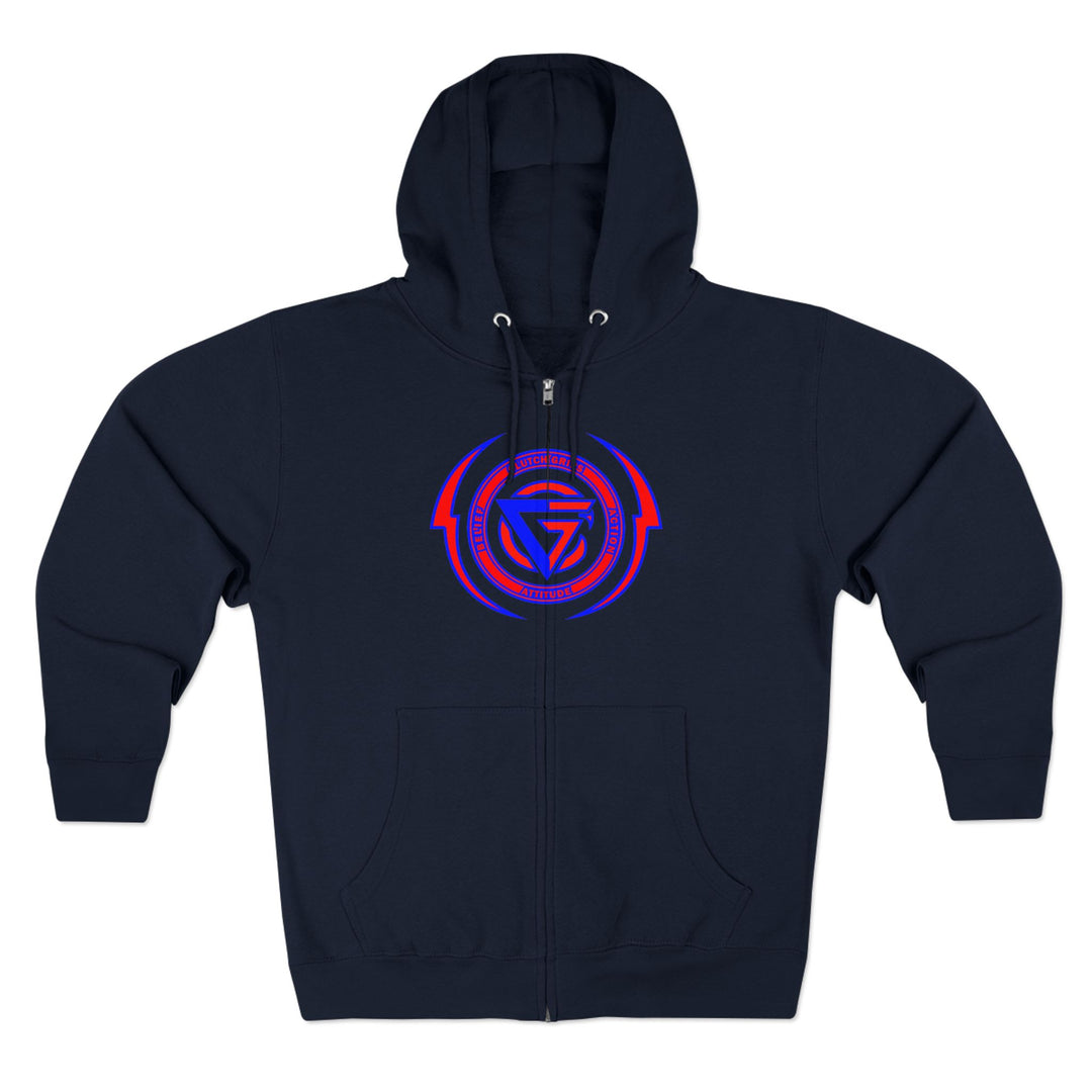 CG SPARTAN LIFT RED BLUE/LIFT HARDER ZIP UP