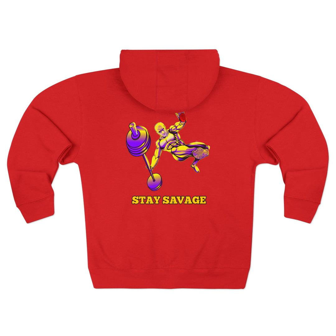 CG MAC JUMP PURPLE GOLD /STAY SAVAGE ZIP UP