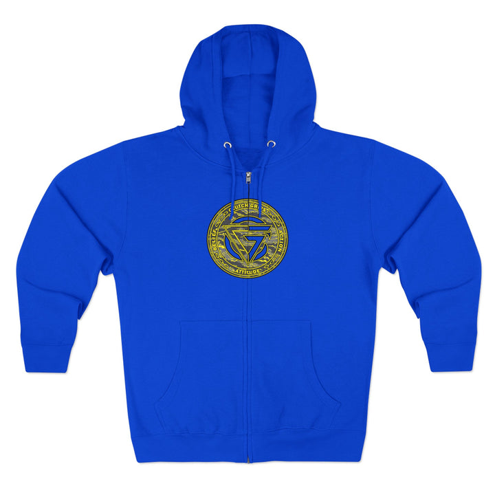 CG ANGRY DOG CAMO YELLOW/LIFT OR DIE ZIP UP