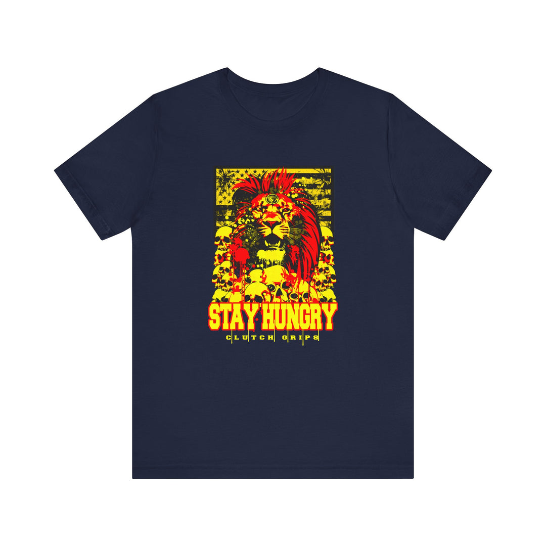 LION HEART YELLOW RED BLACK /STAY HUNGRY