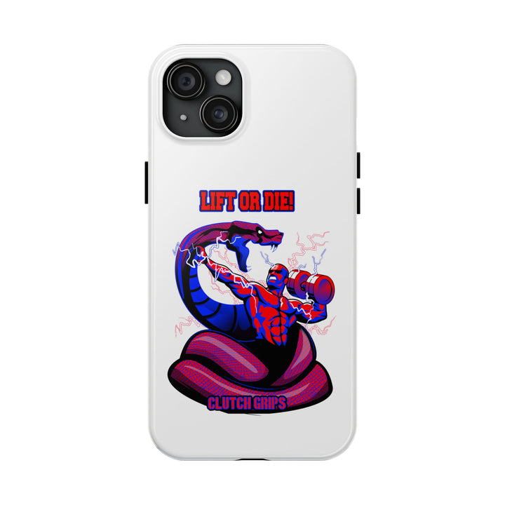 MAC VS SNAKE PHONE CASE RED BLUE /LIFT OR DIE
