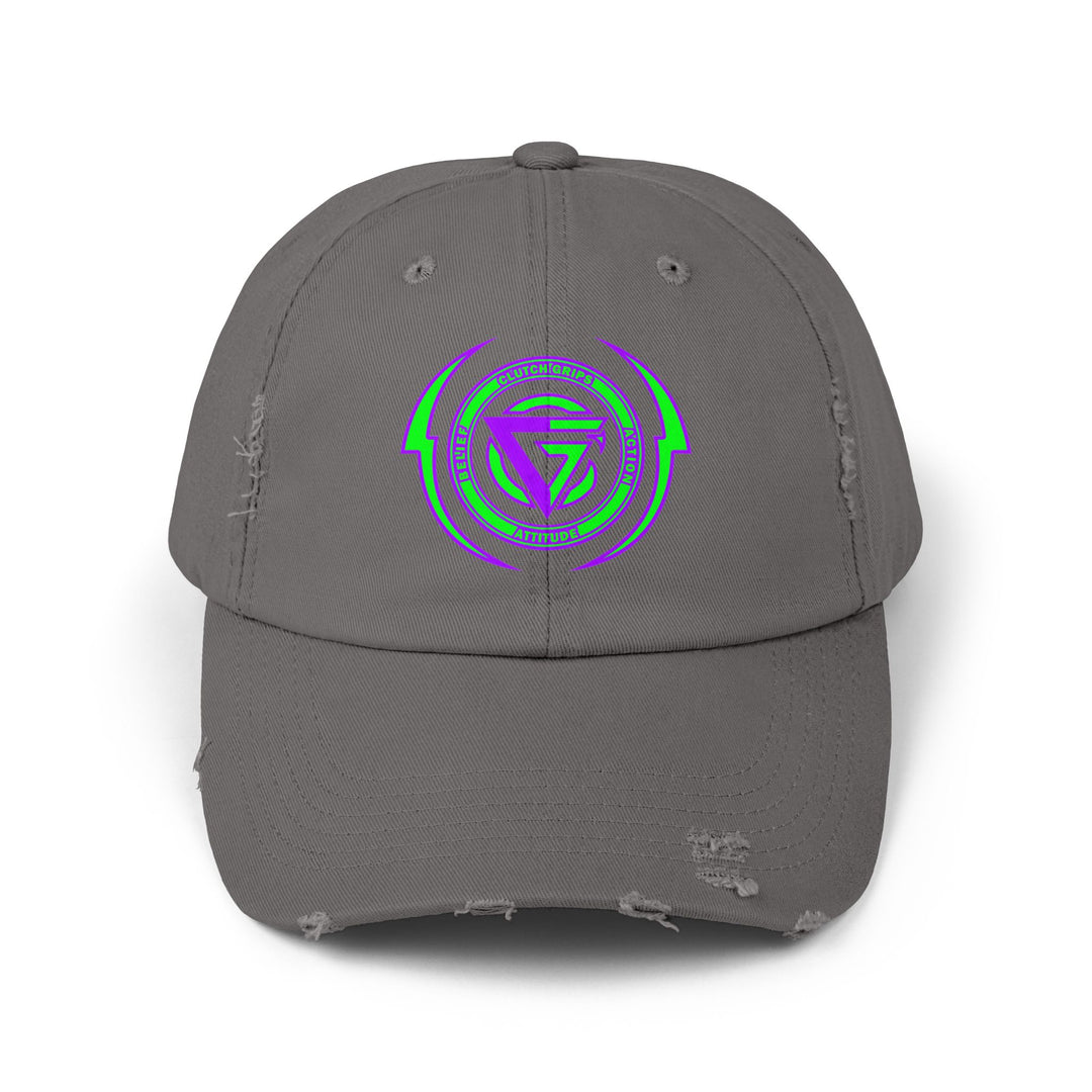 CG LOGO LIGHTNING ARCHES GREEN PURPLE/BELIEF ATTITUDE ACTION CAP