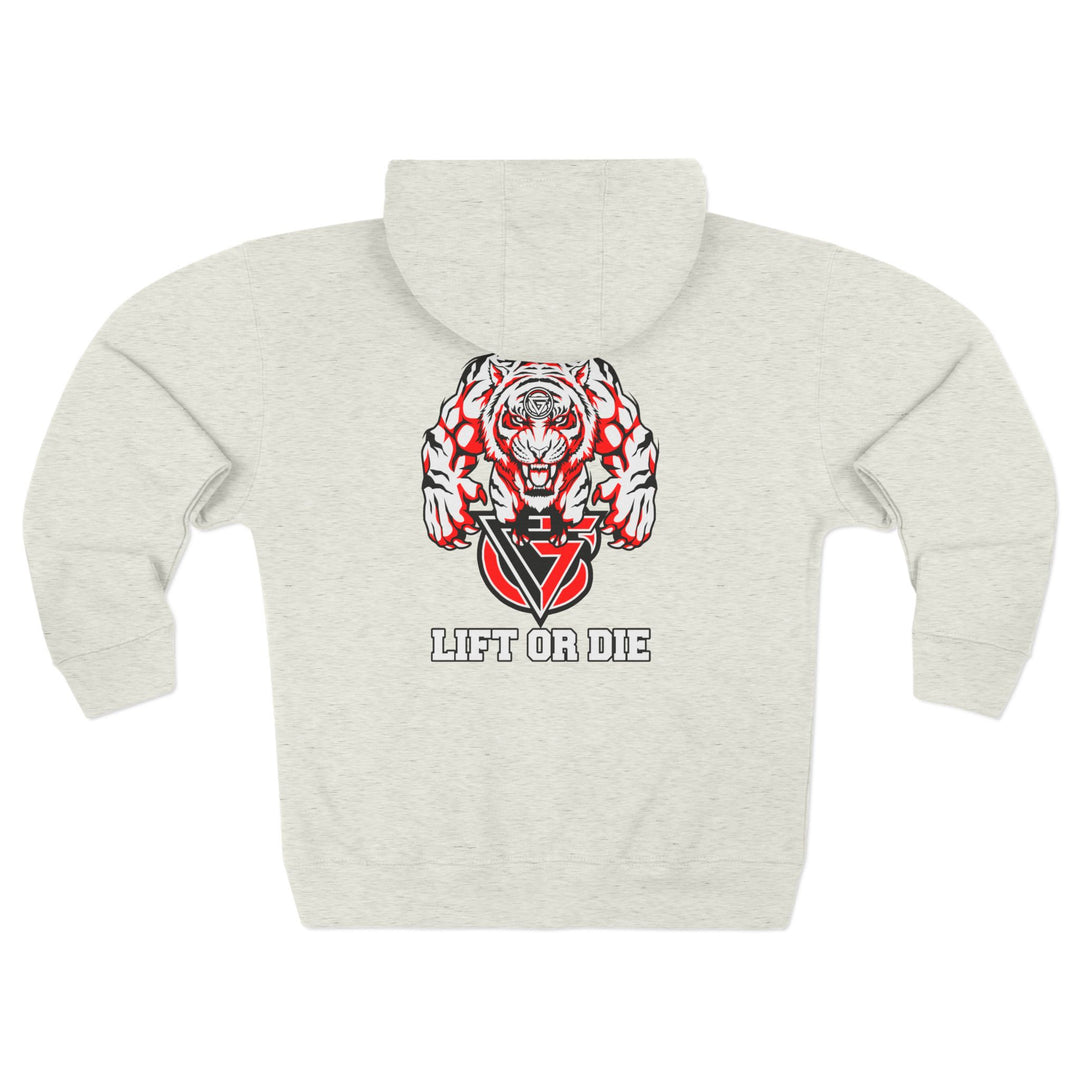 CG WICKED TIGER RED WHITE BLACK/LIFT OR DIE ZIP UP