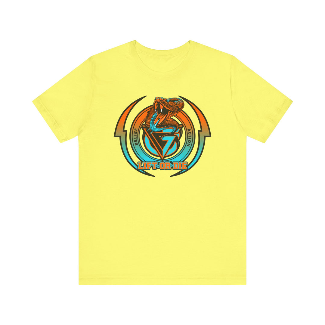 CG VIPER LOGO WITH LIGHTNING MIAMI COLORS /LIFT OR DIE