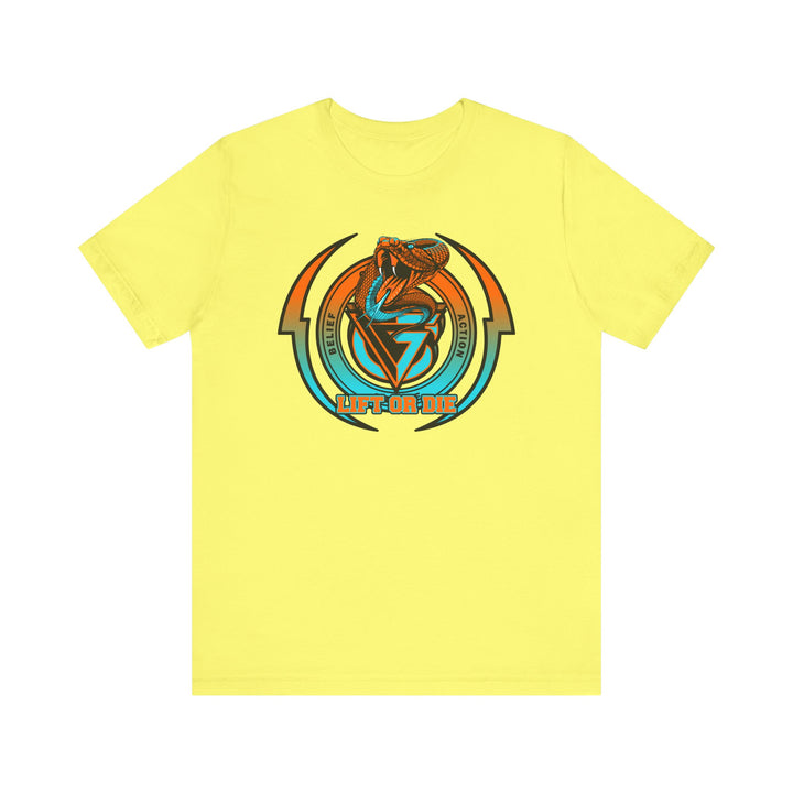 CG VIPER LOGO WITH LIGHTNING MIAMI COLORS /LIFT OR DIE