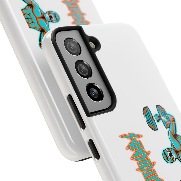 RIDE THE LIGHTNING MIAMI COLORS AQUA ORANGE PHONE CASE/CLUTCHGRIPS