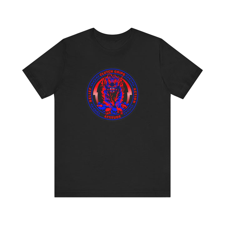 DYNAMITE TIGER RED BLUE COIN STYLE