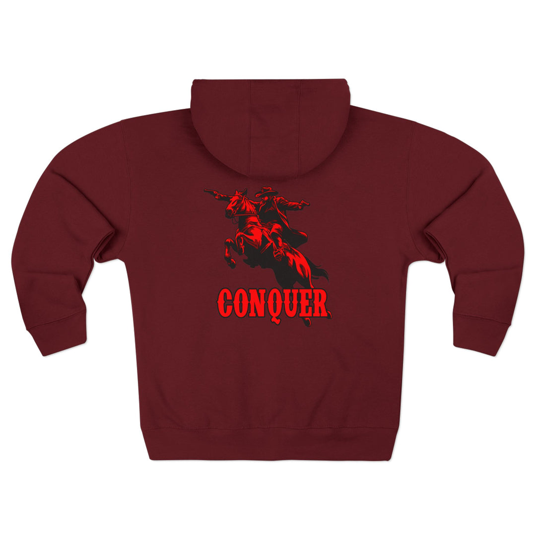 CG OUTLAW RED BLACK /CONQUER ZIP UP