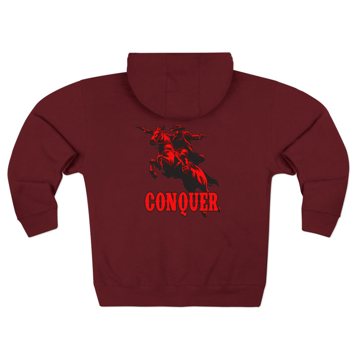 CG OUTLAW RED BLACK /CONQUER ZIP UP