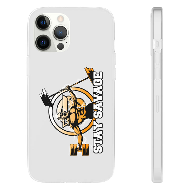SPARTAN LIFT ORANGE WHITE PHONE CASE/STAY SAVAGE
