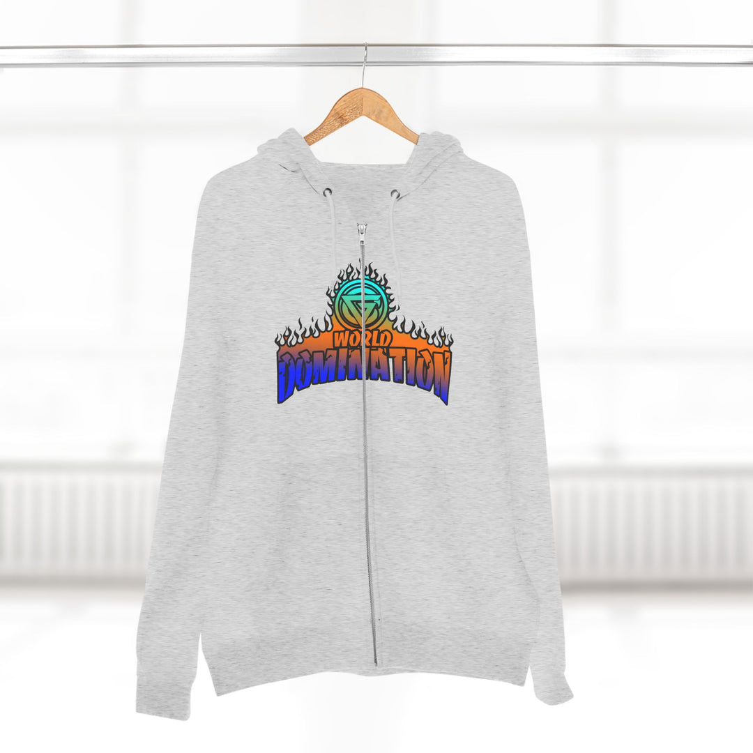 CG APE VS ZILLA BLUE ORANGE AQUA /WELCOME TO THE JUNGLE ZIP UP