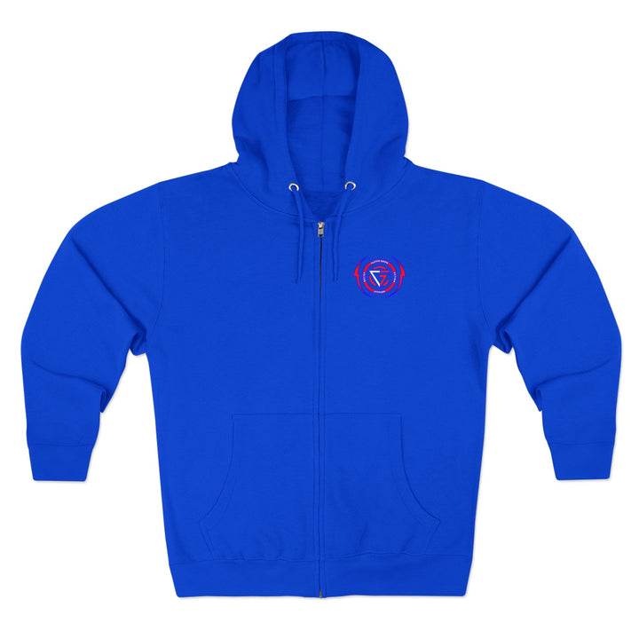 CG LION HEART RED WHITE BLUE/LIFT OR DIE ZIP UP